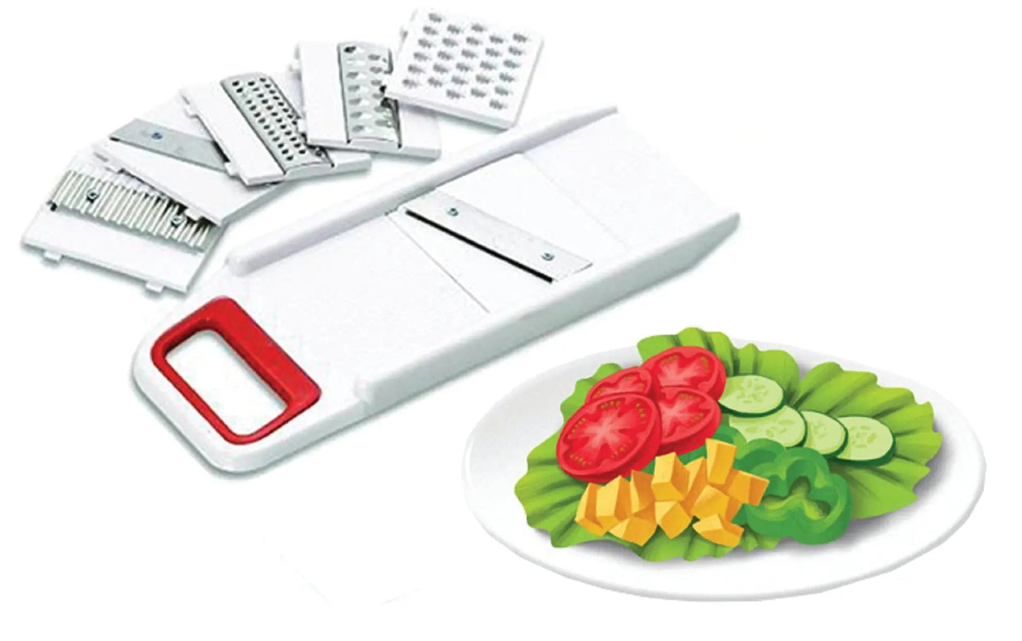 Multipurpose kitchen slicer and grater set