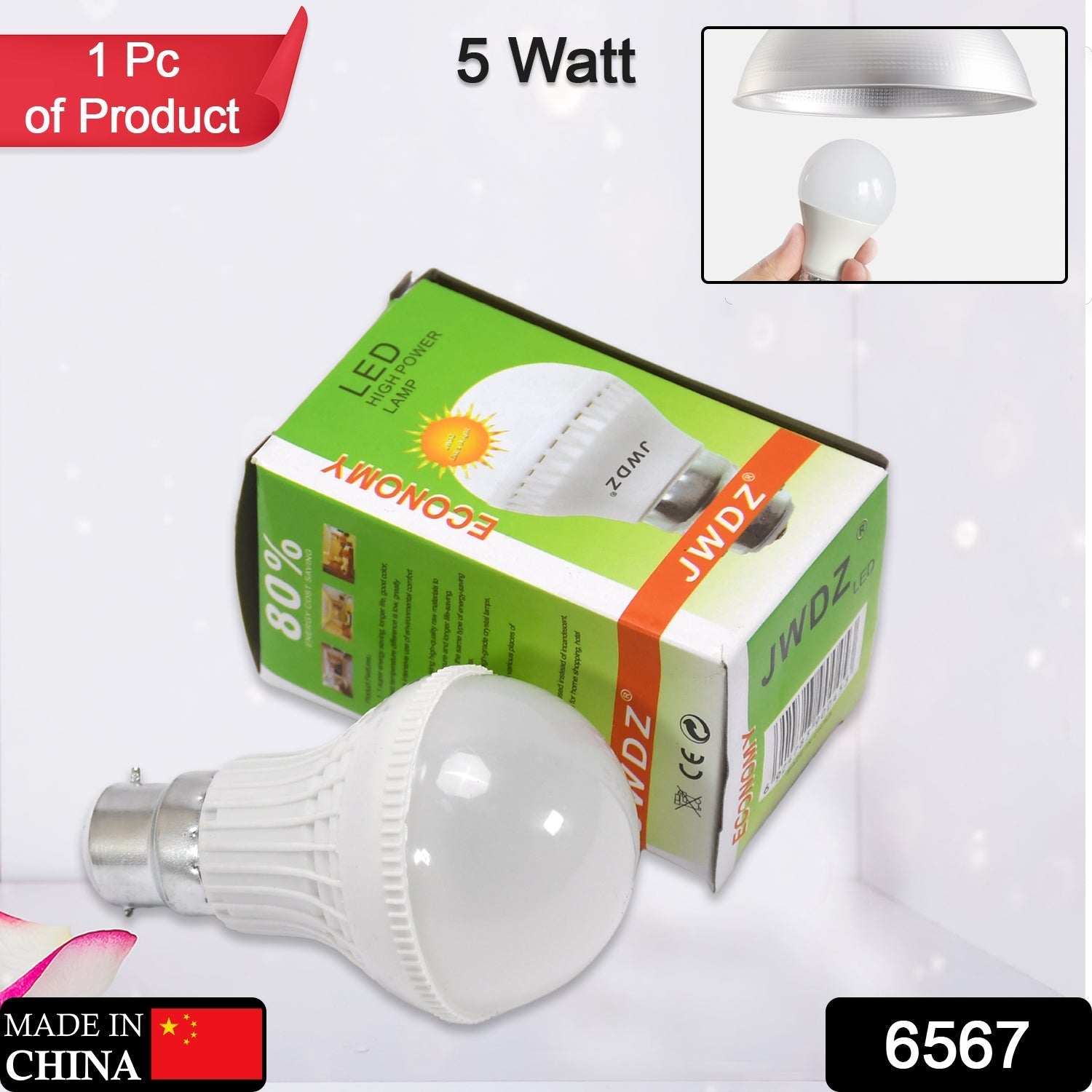 5W LED bulb for indoor and outdoor