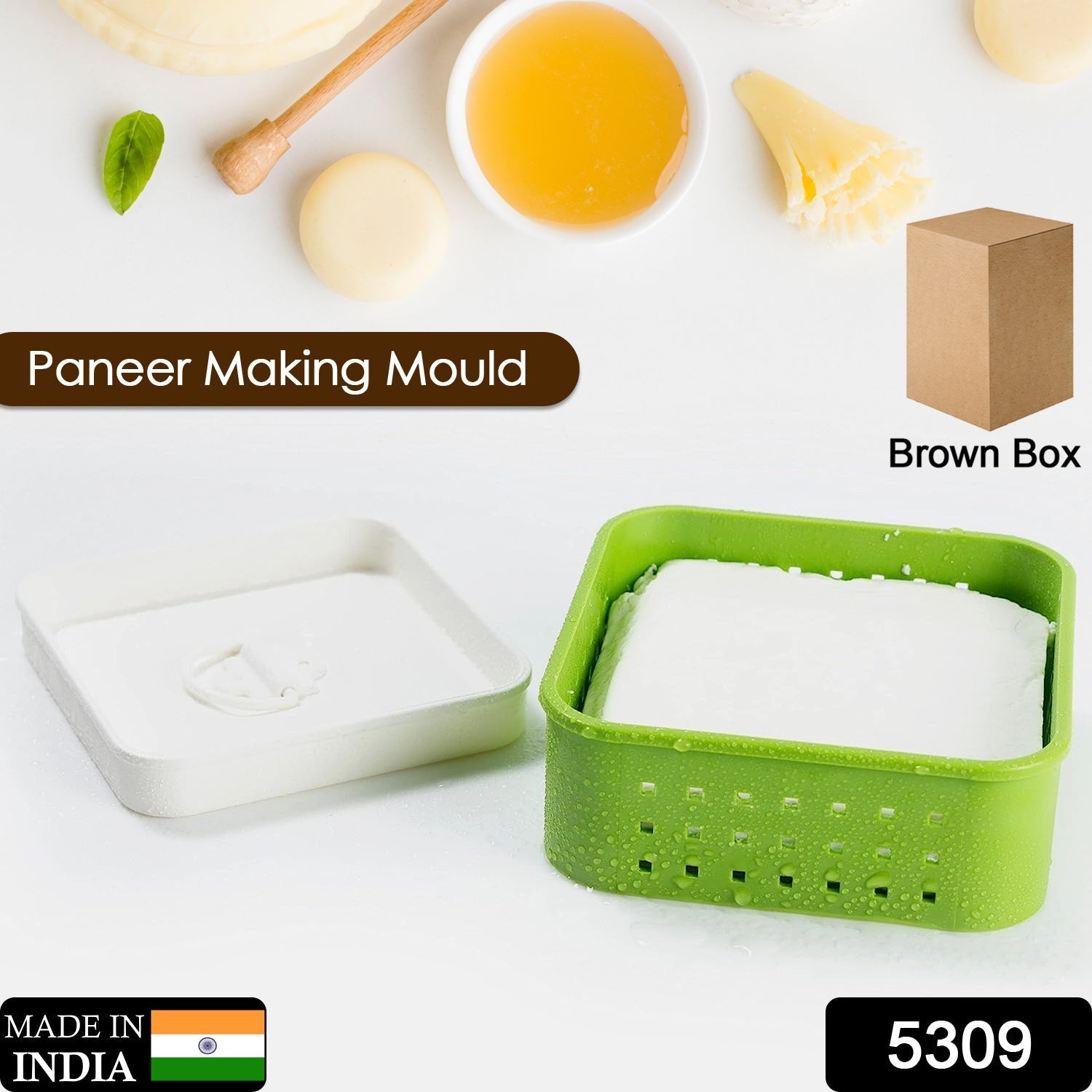 Plastic tofu and paneer maker