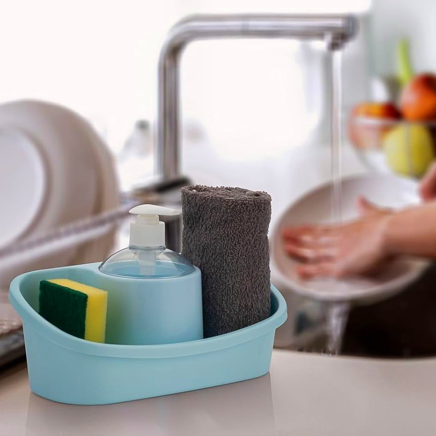 Karisky Ceramic 3-in-1 Soap Dispenser