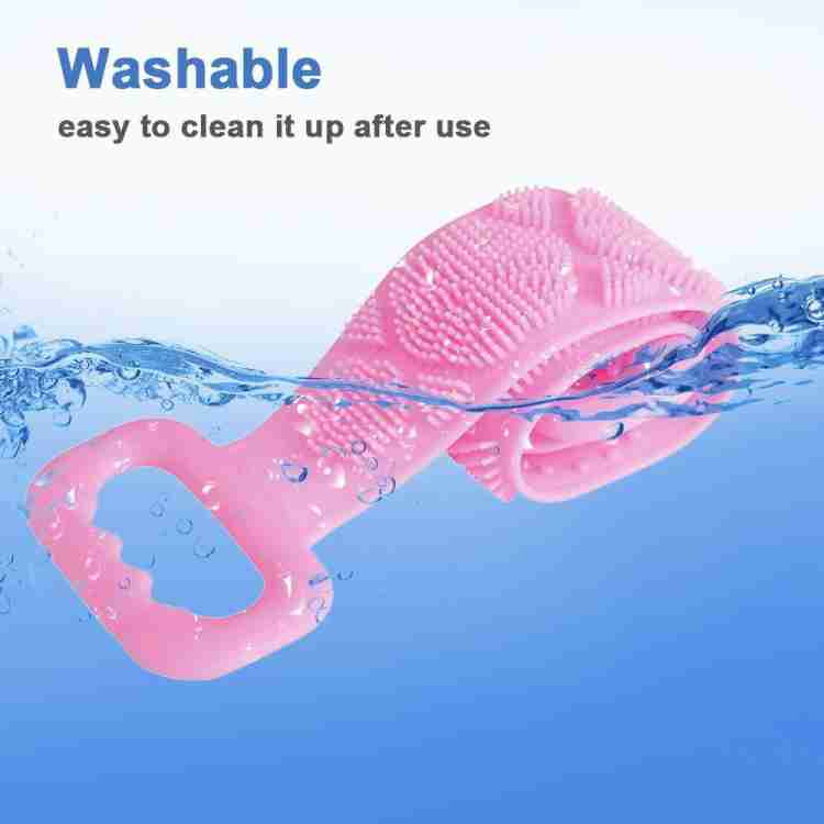 Scrubber belt for skin cleaning