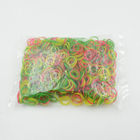 Multicolor elastic rubber bands for versatile use at home or office