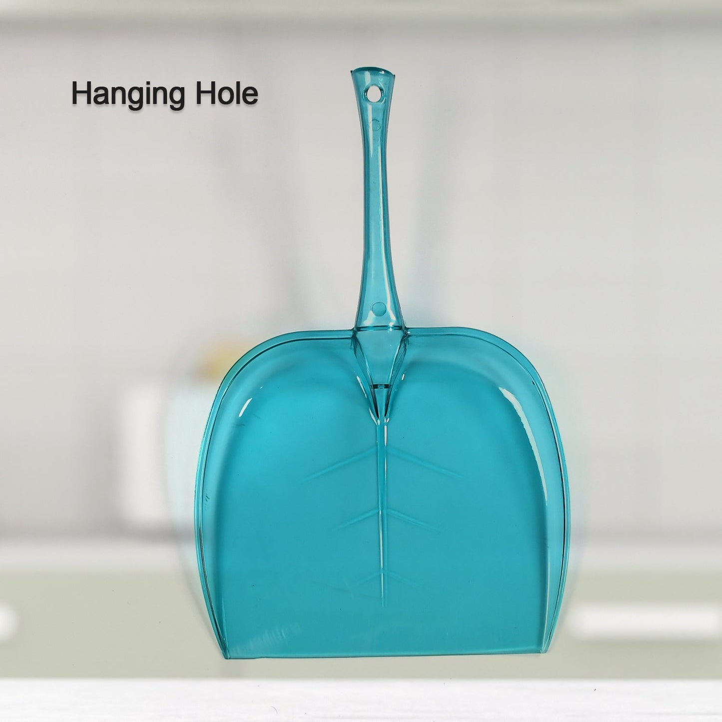 Durable dustpan with long handle