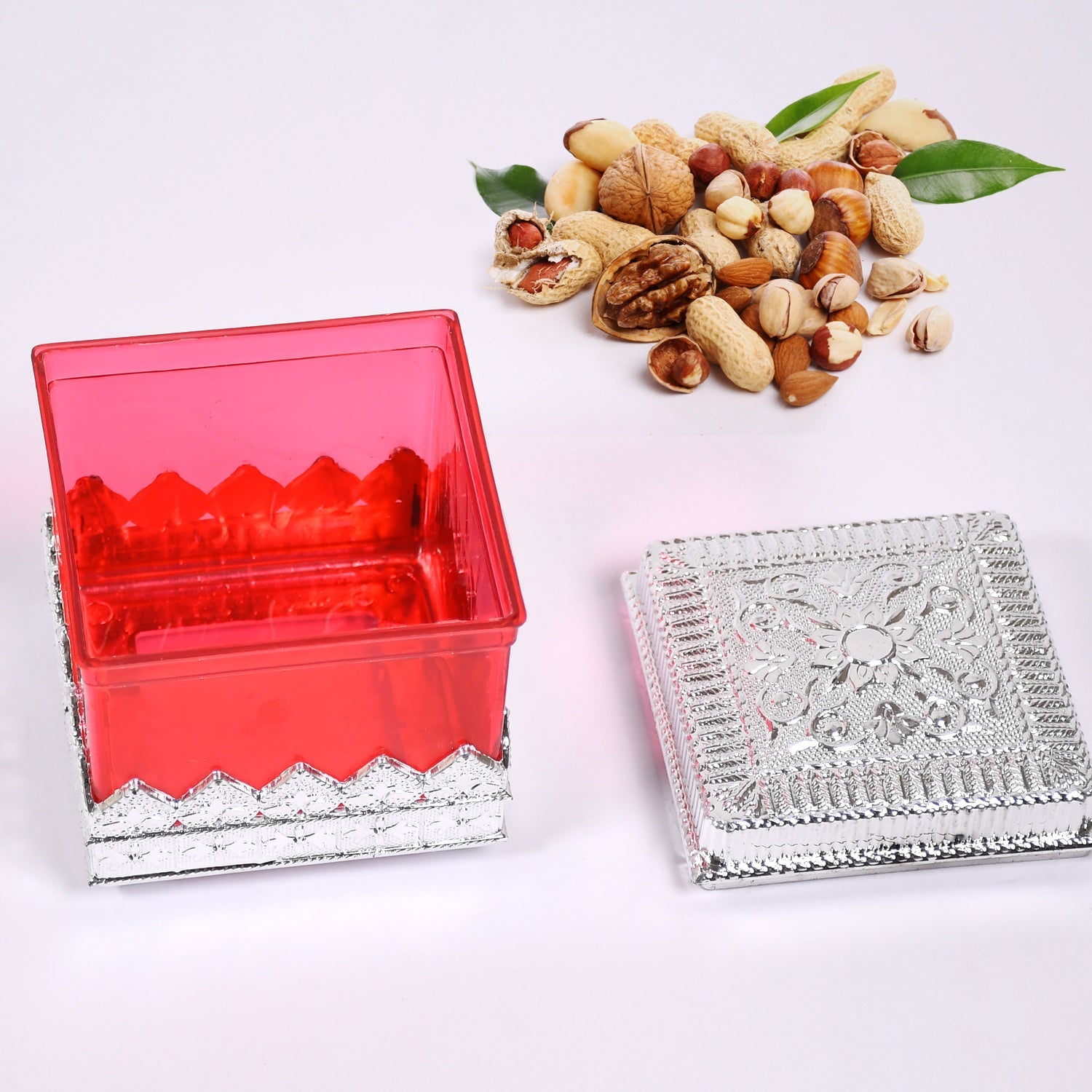 Ruby dryfruit storage container