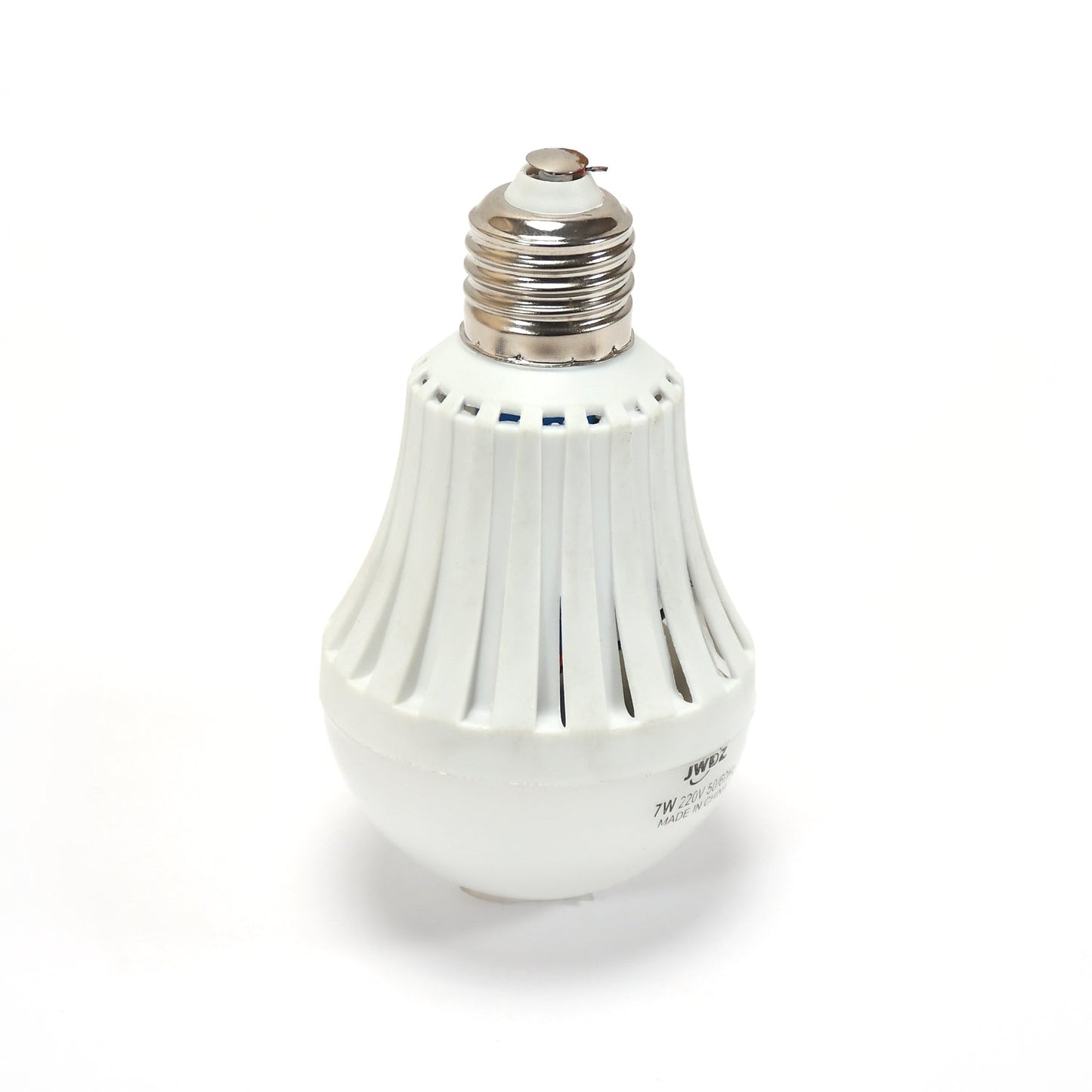 LED bulb in a lamp socket.