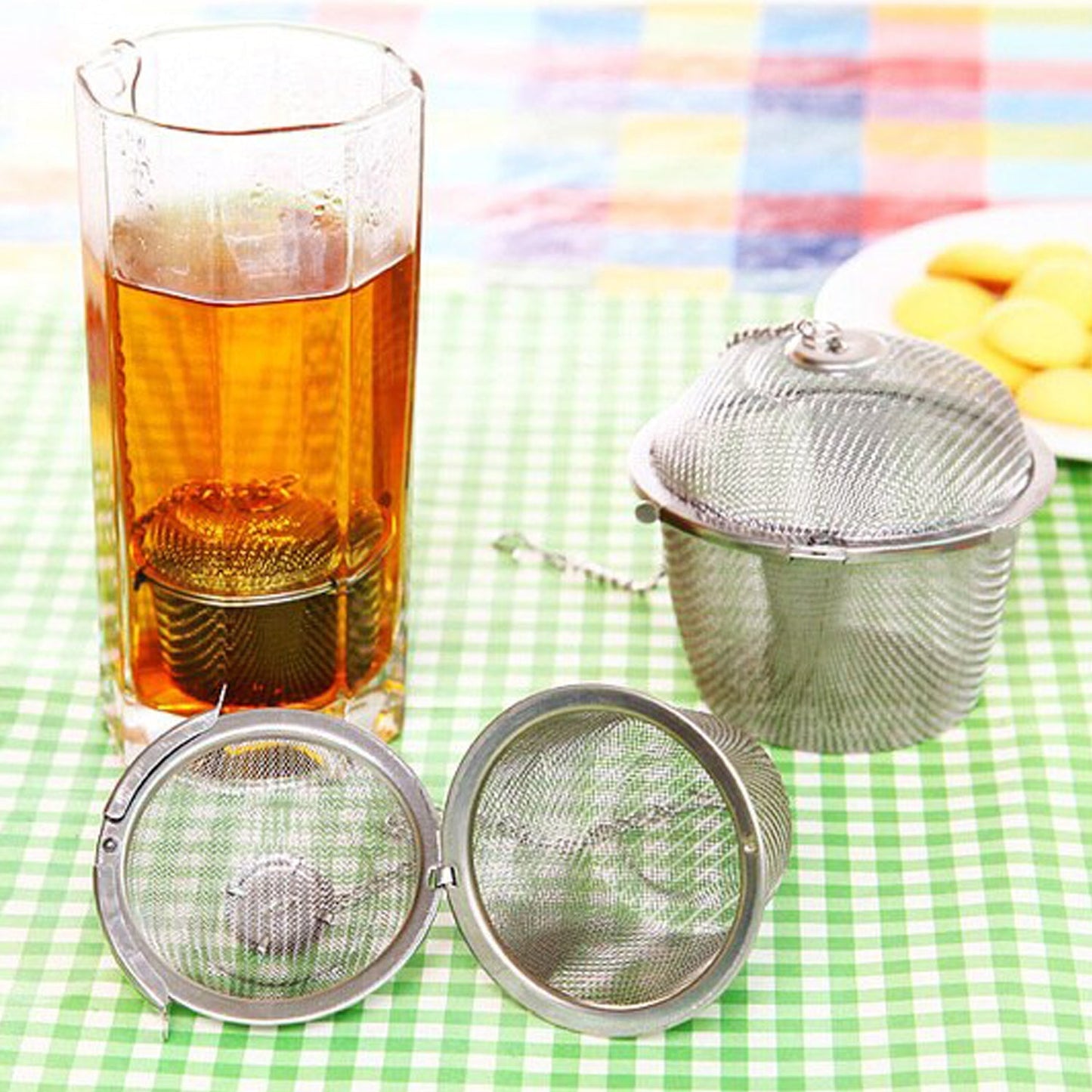 Easy-to-use SS tea filter perfect for daily tea making