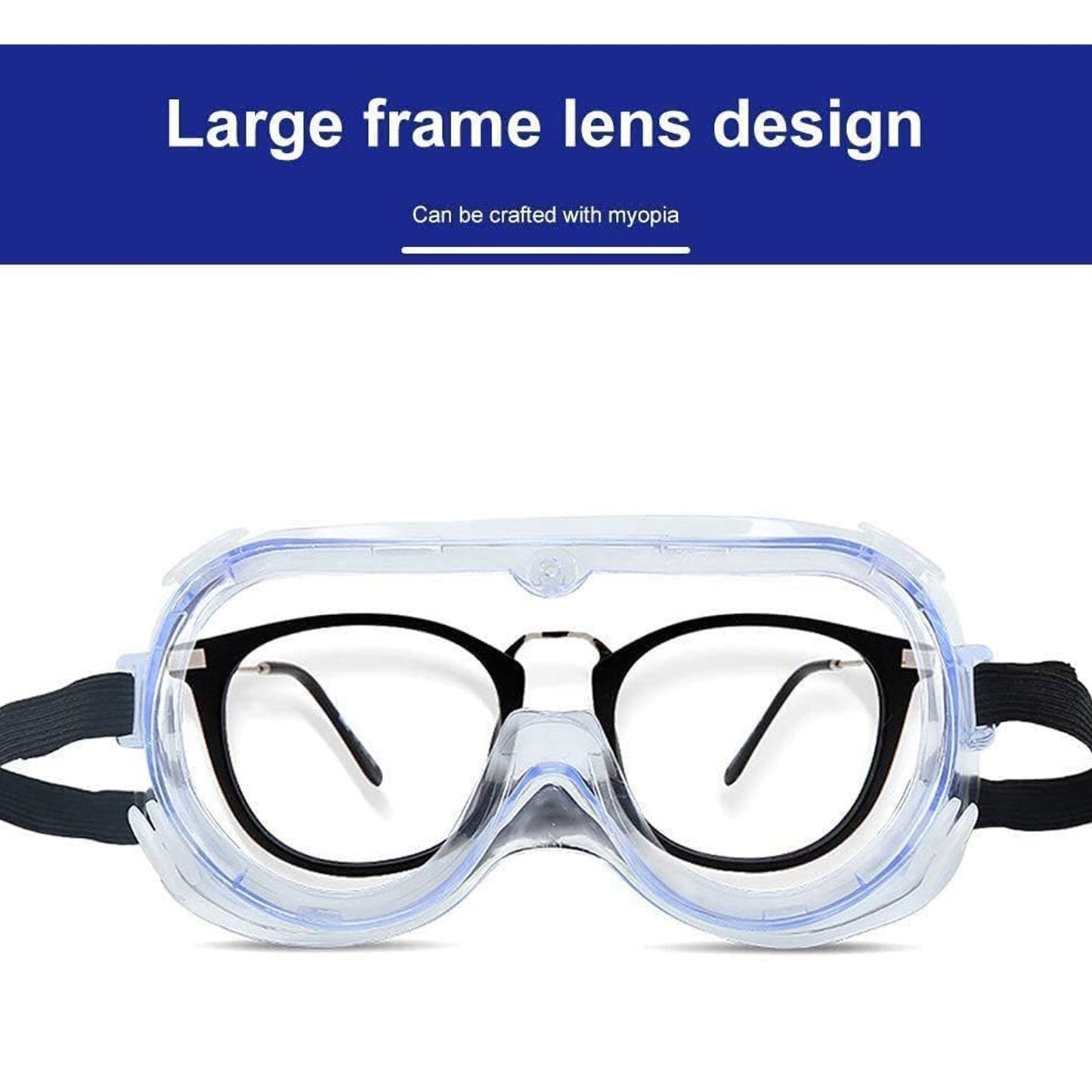 Safety goggles for dust and gas protection