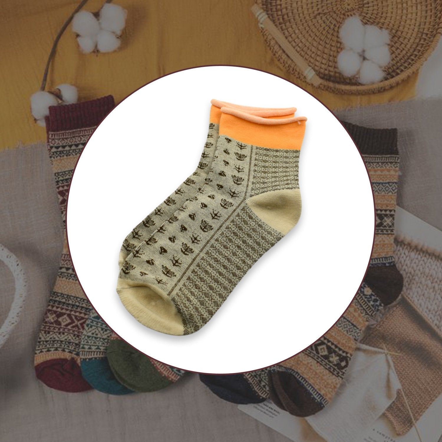 Breathable thickened socks for comfort and softness