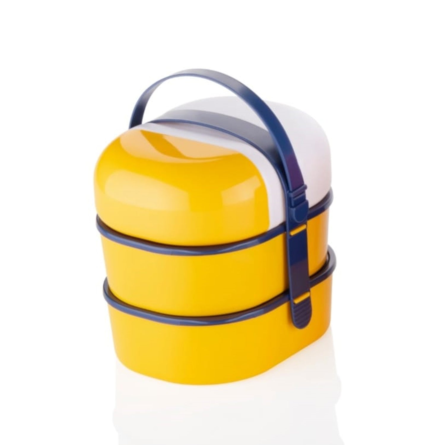 Lunch box with handle and strap