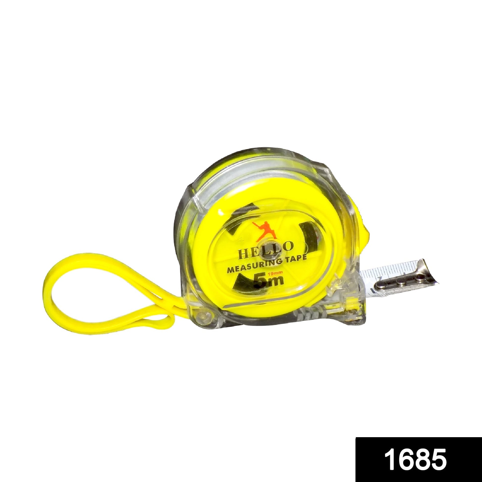 Compact 5-meter tape measure with clear markings