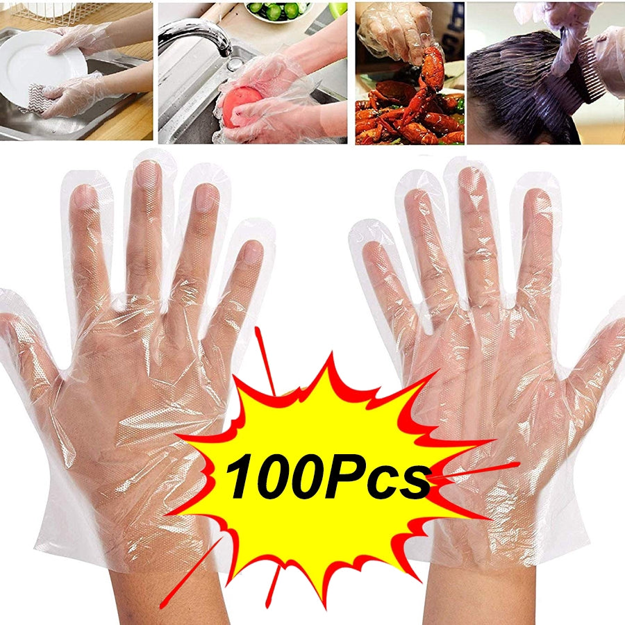 Transparent gloves pack