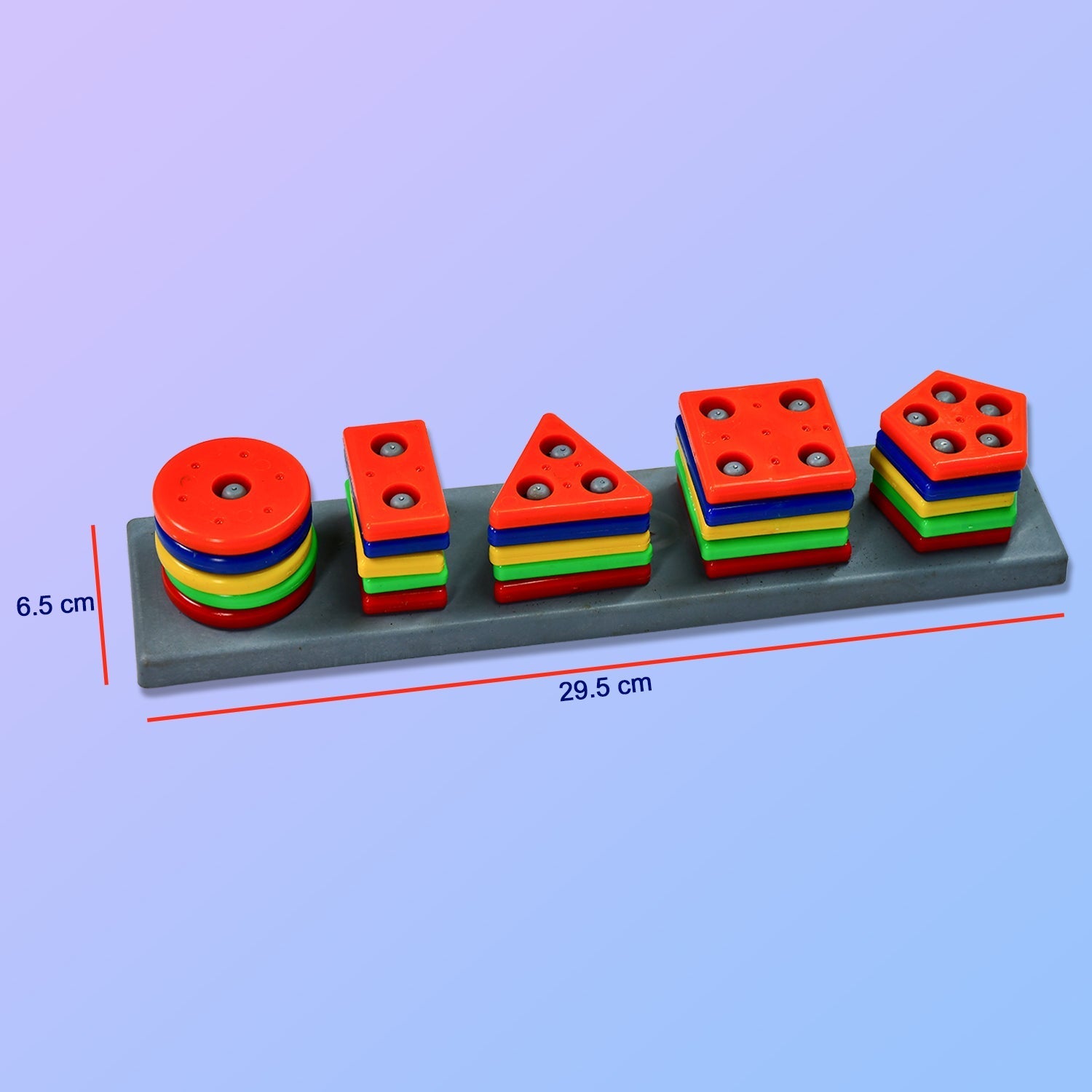 Matching column blocks for kids' learning and development