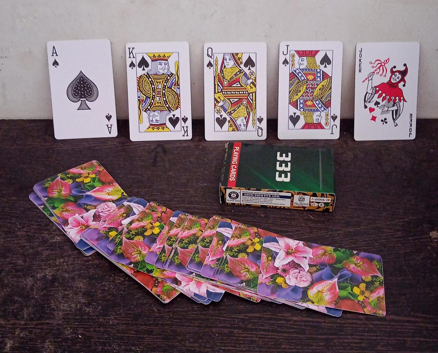 Premium HD poker cards with unique designs.