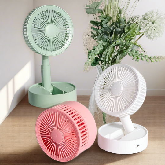 Foldable Fan - Powerful & Rechargeable (Premium Quality)