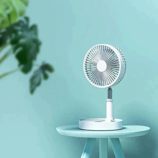 Foldable Fan - Powerful & Rechargeable (Premium Quality)