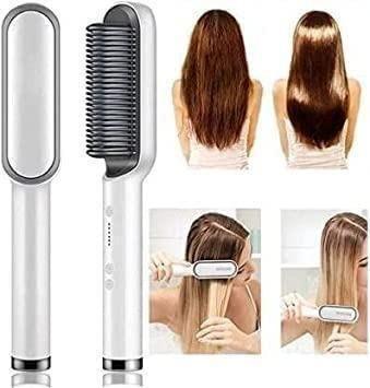 Hair Straightener Electric Comb Brush